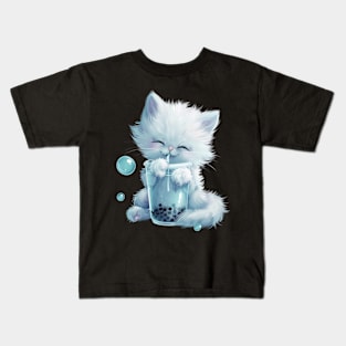 Cat Strawberry Comedy Kids T-Shirt